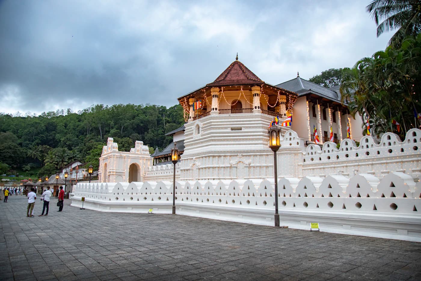 Temple of the Tooth relic complex in Kandy, Sri Lanka
